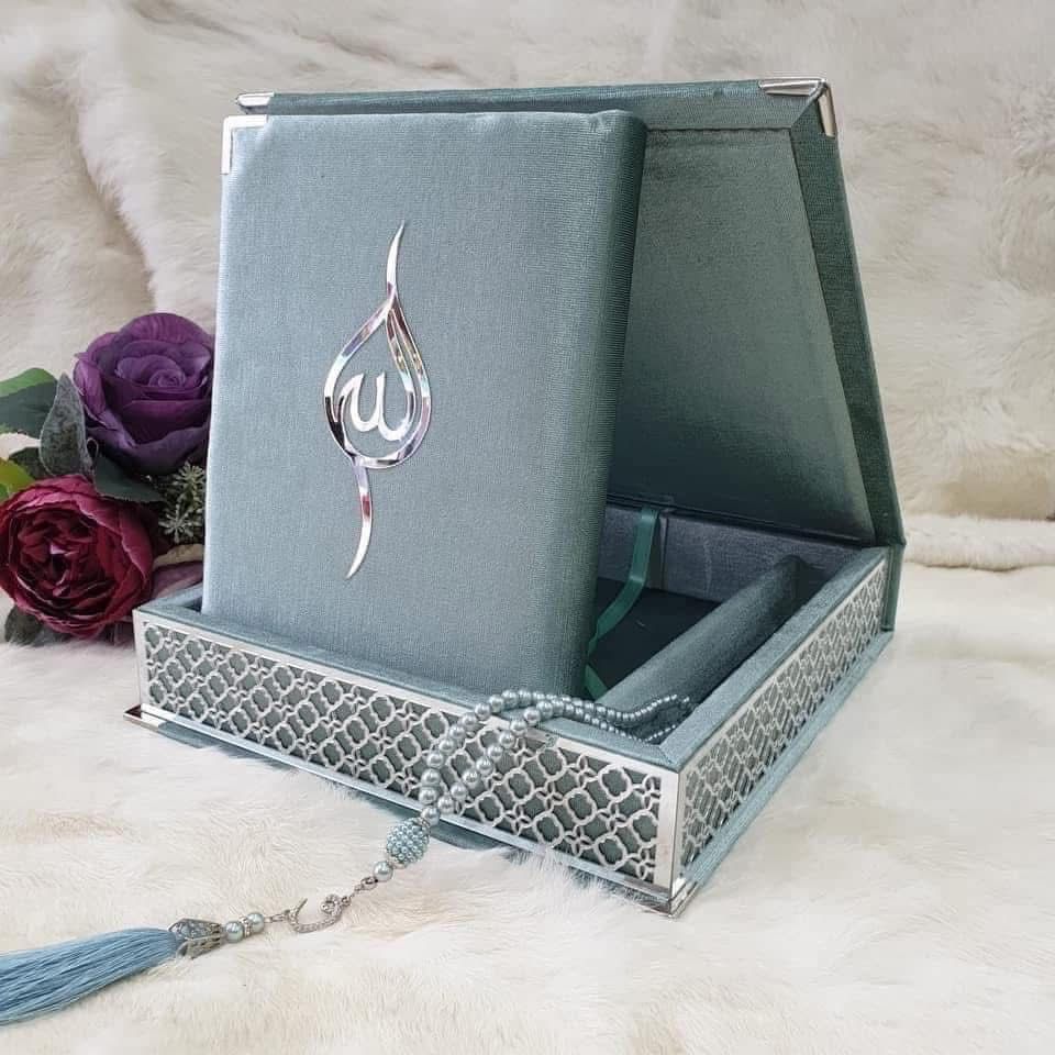 Quran and prayer beads.