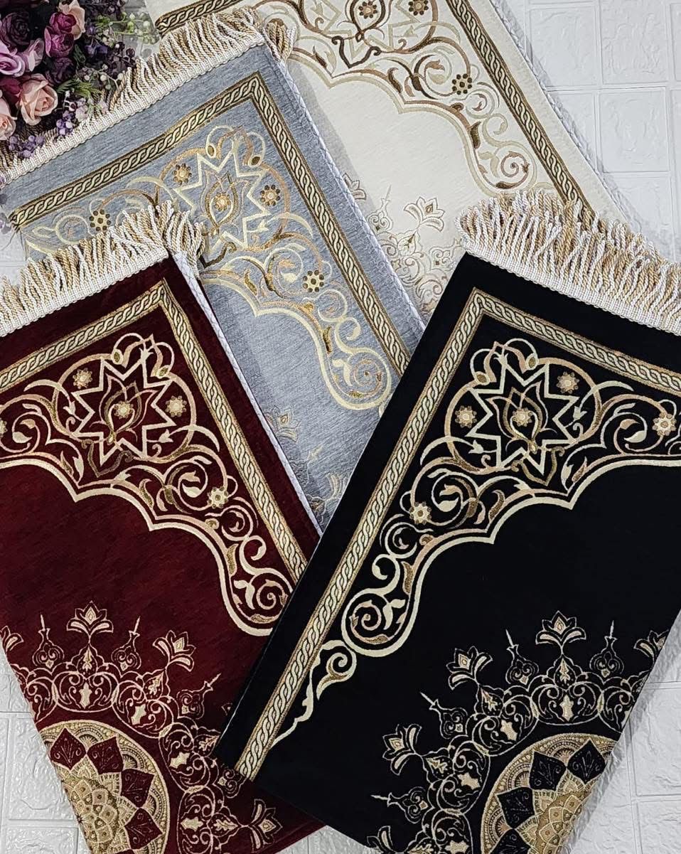 بكج سجادة صلاة عثماني مع مسبحة – هدية أنيقة