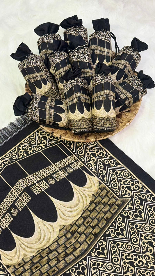 بكج سجادة صلاة باب الكعبة مع شنطة – تفتا تركي فاخر